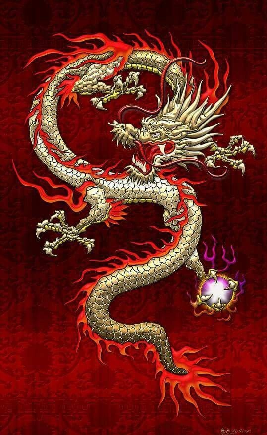 23款漂亮霸气的彩色龙纹身图案手稿