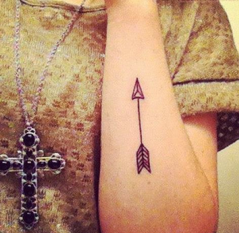 40款手臂上帅气的箭纹身图案