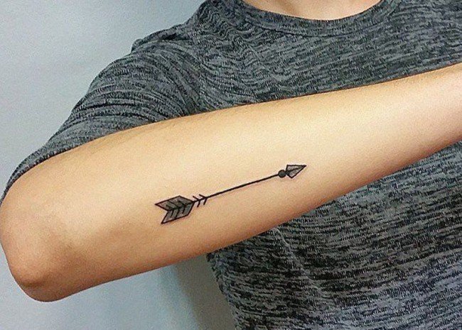 40款手臂上帅气的箭纹身图案