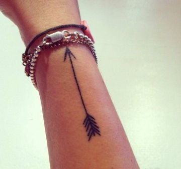 40款手臂上帅气的箭纹身图案