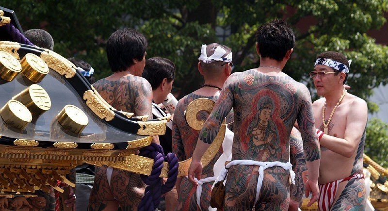 日本山口组纹身刺青图片欣赏