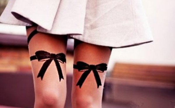 超性感的各种性感女生裙底纹身图案