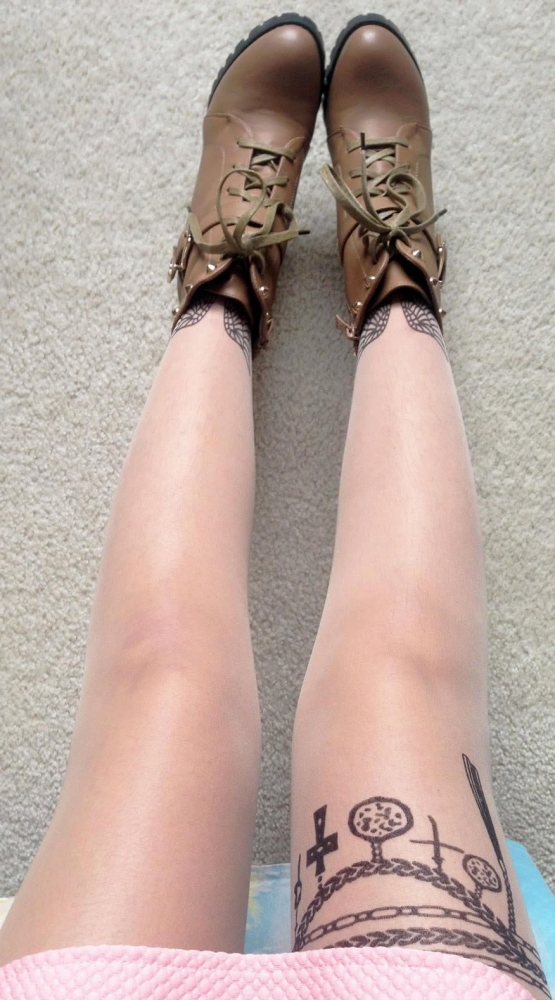 超性感的各种性感女生裙底纹身图案