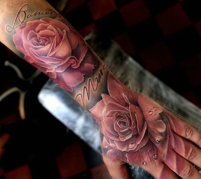 一组相当惊人的欧美写实纹身图案