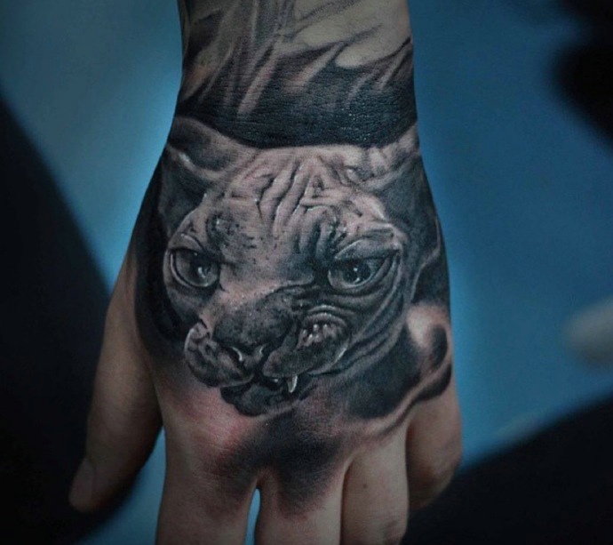 一组相当惊人的欧美写实纹身图案