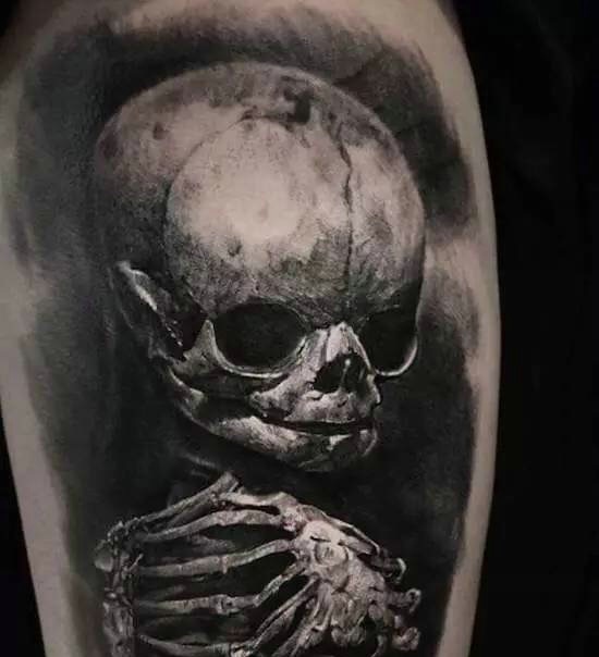 一组超级劲霸的3d图腾纹身图案