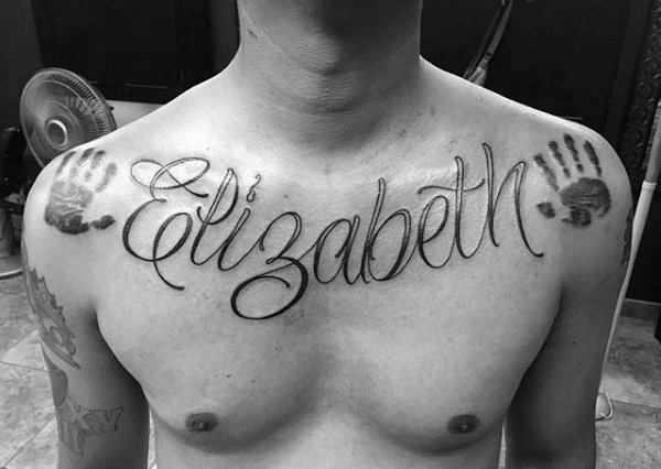 55款各式各样的人手掌印纹身图案