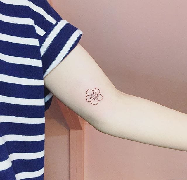 很清纯的小清新纹身图案
