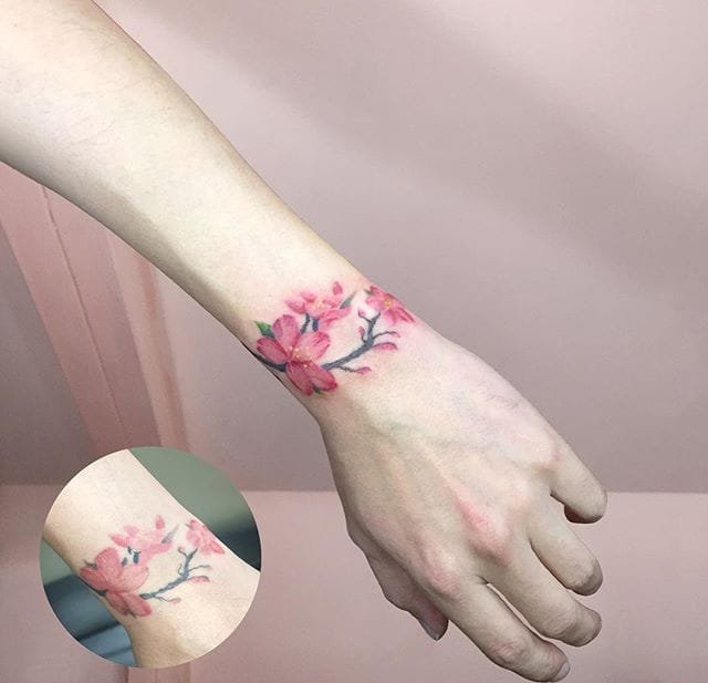 很清纯的小清新纹身图案