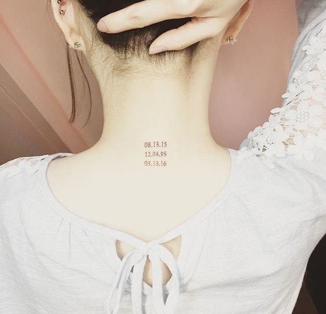 很清纯的小清新纹身图案