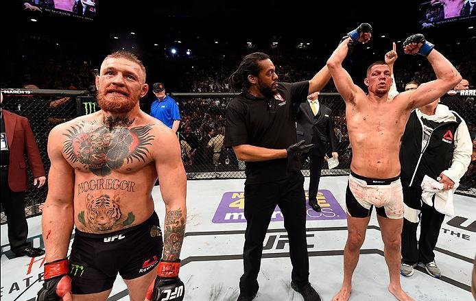 UFC无限制综合格斗赛场上的选手纹身图案