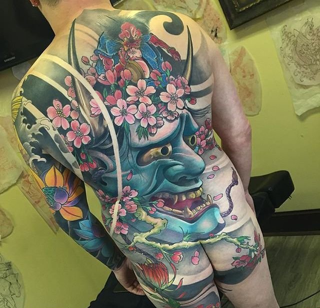 10款壮观的满背般若纹身图案