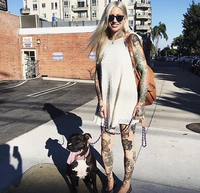 超性感的欧美纹身美女图