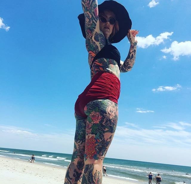 超性感的欧美纹身美女图