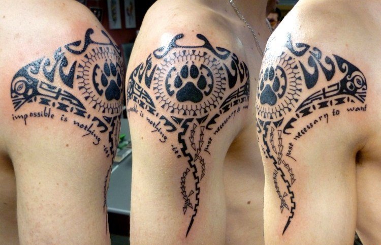 花臂图腾纹身图案