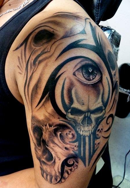 花臂图腾纹身图案