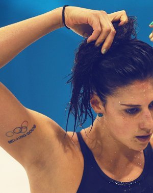 奥运会五环标志纹身图案