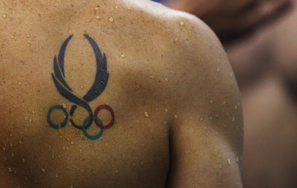 奥运会五环标志纹身图案