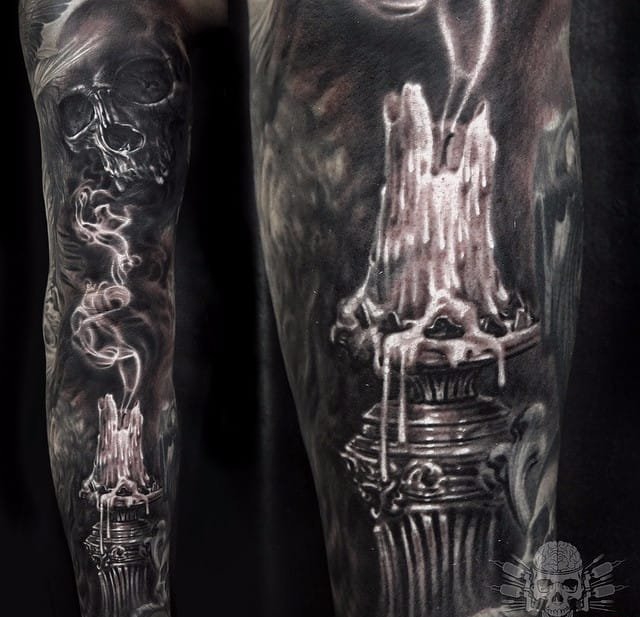 弗兰克斯坦的新娘化妆纹身图案作品