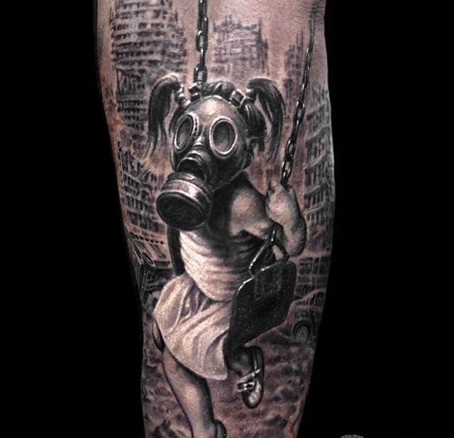 弗兰克斯坦的新娘化妆纹身图案作品