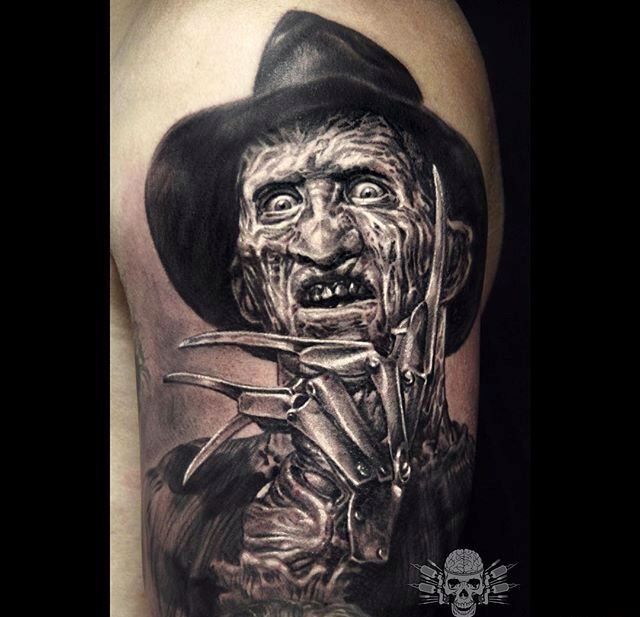 弗兰克斯坦的新娘化妆纹身图案作品