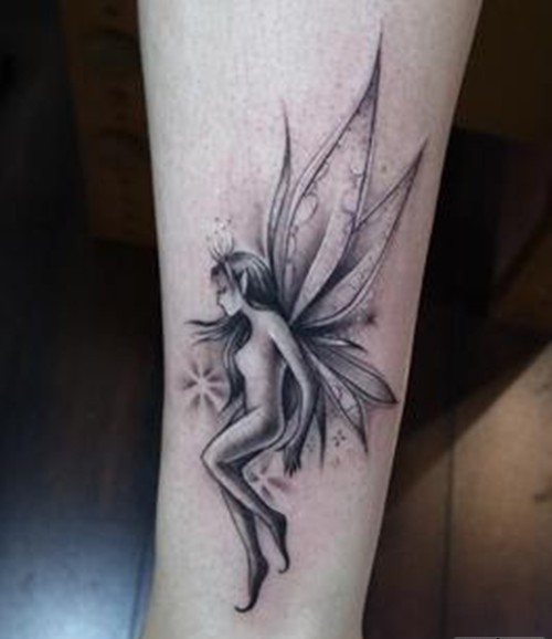 一组神秘感十足的花仙子精灵纹身