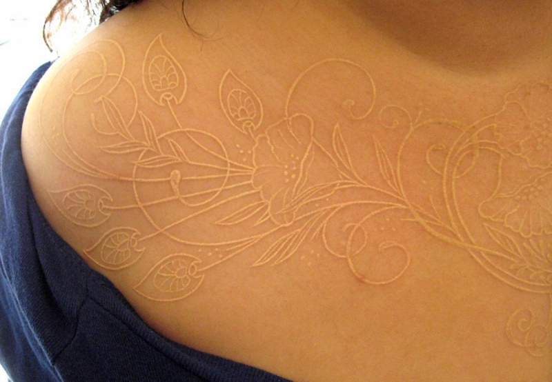 多款女性隐形纹身图案+++荧光,隐形