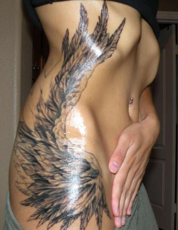 多款帅气的天使翅膀纹身图案