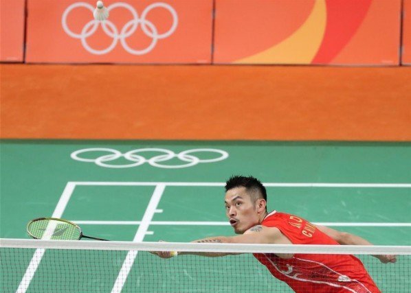 里约奥运赛场英雄林丹和他的纹身图案