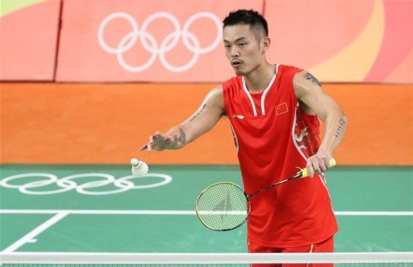 里约奥运赛场英雄林丹和他的纹身图案