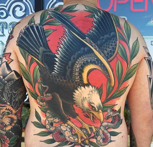 逼真的现实主义风格纹身图案来自乍得