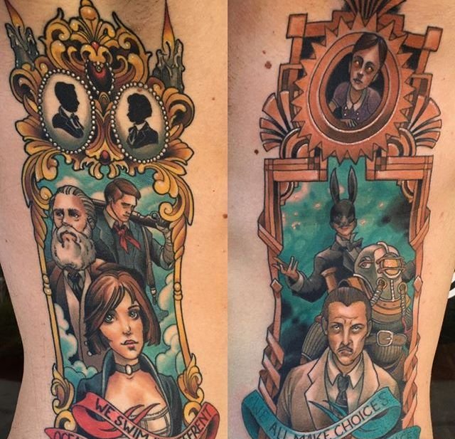 逼真的现实主义风格纹身图案来自乍得