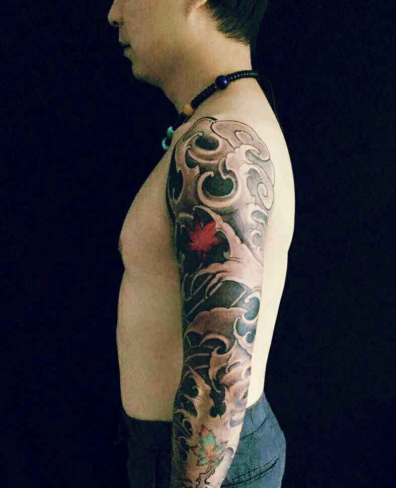 超级耐看的经典花臂纹身图案