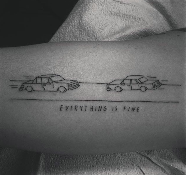 一组简单大气的小图腾纹身图案