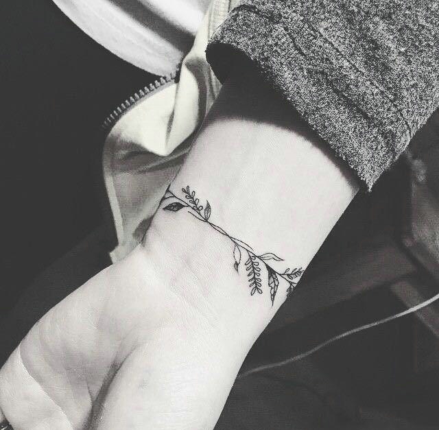 一组好看又不错的手链纹身图案