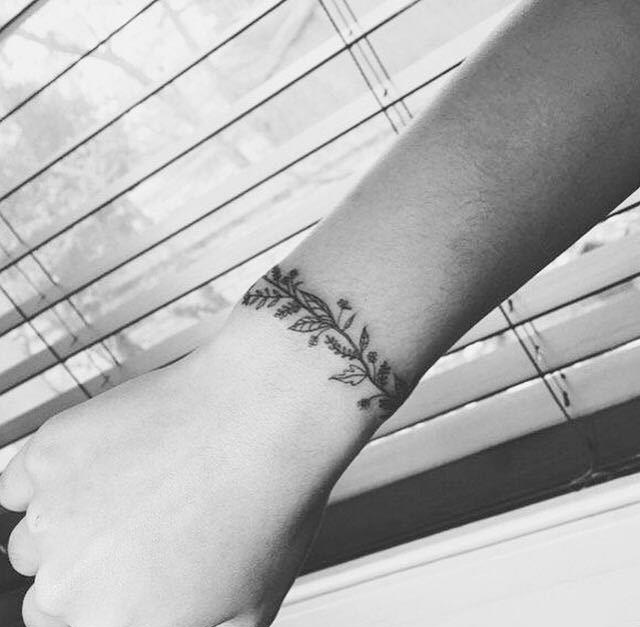 一组好看又不错的手链纹身图案