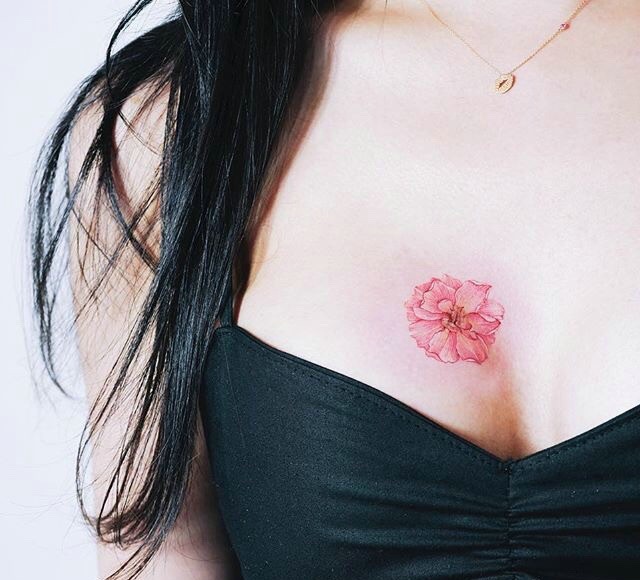 一组很有女人味的小清新纹身图案