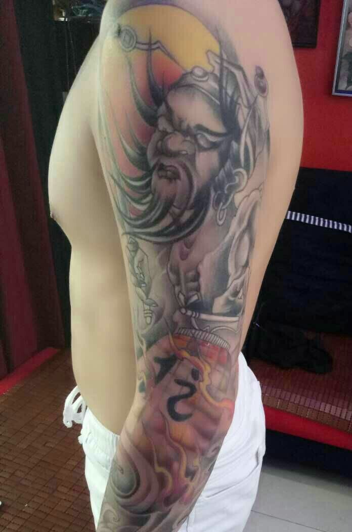 十分帅气的几款花臂纹身图案