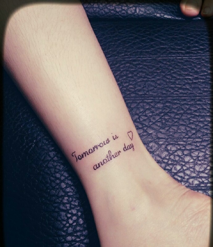 几款时尚先年轻的英文纹身刺青