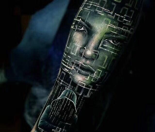 超级霸气的3d欧美风格纹身图案