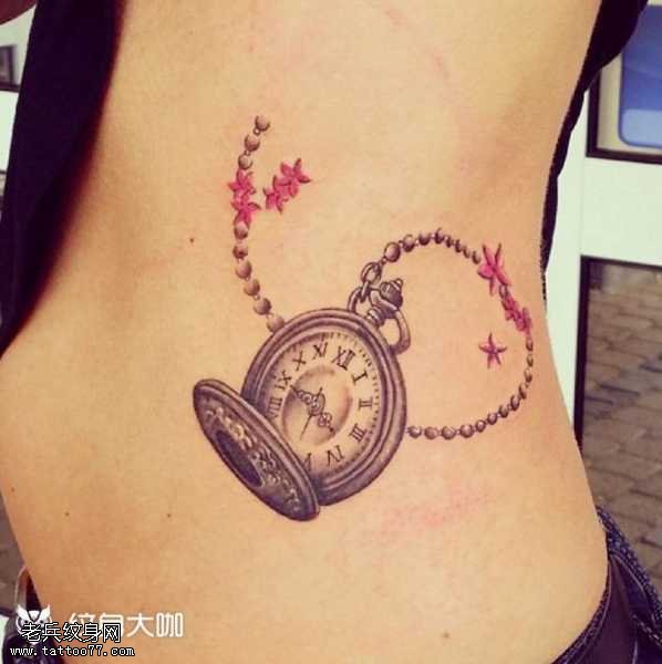 腰部表纹身图案