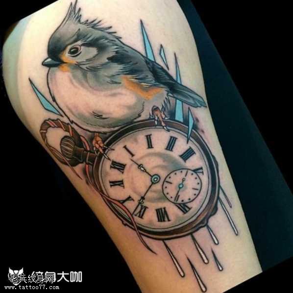 鸟表纹身图案