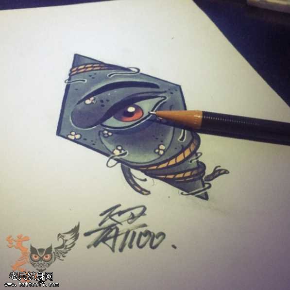 手稿全视纹身图案