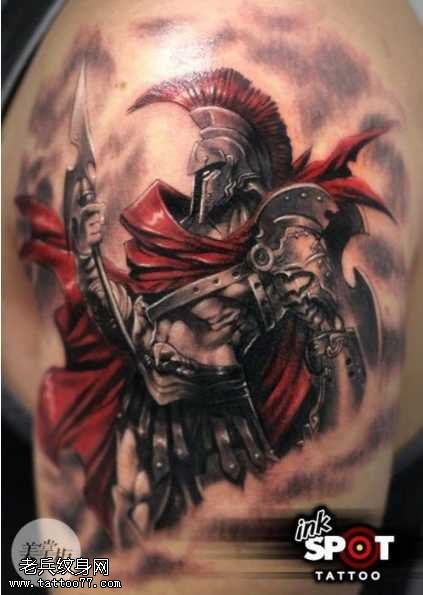 战神阿瑞斯纹身图案