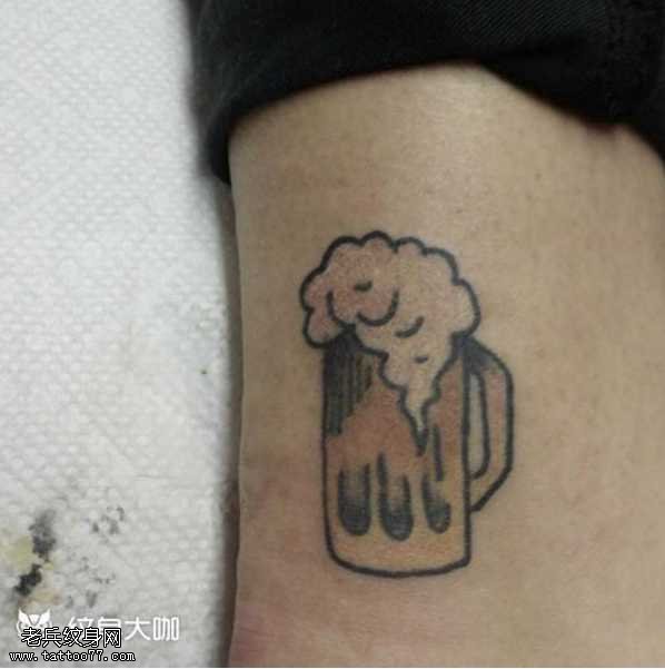 啤酒纹身图案