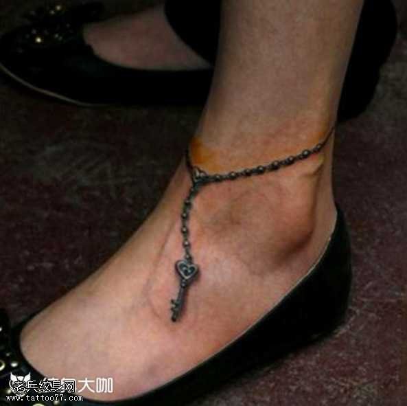 钥匙链纹身图案