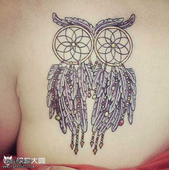 捕梦网纹身图案