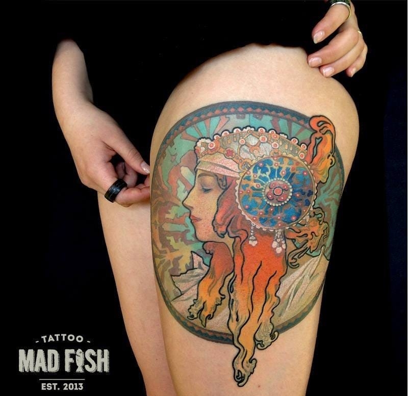 10款个性创意的纹身图案来自法恩