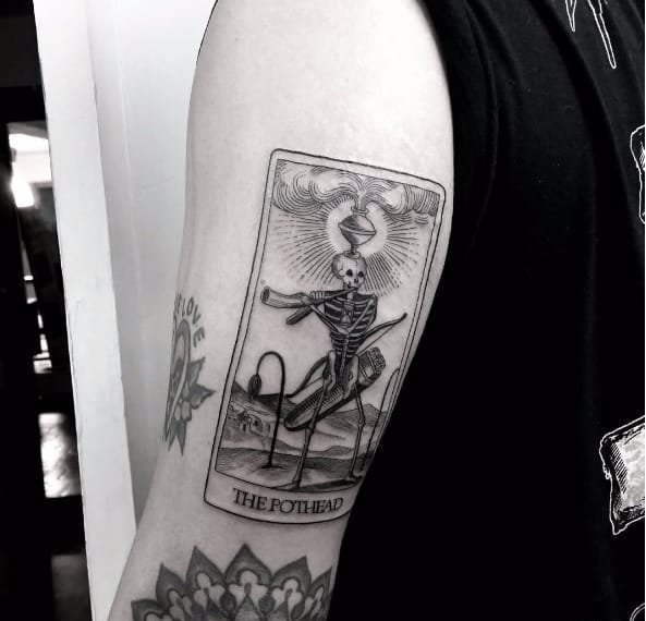15款迷人的塔罗牌纹身图案