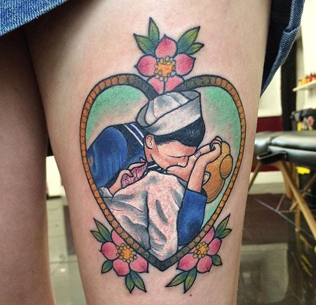 多款生动的新传统纹身图案来自阿什利卢卡